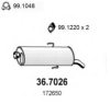 ASSO 36.7026 End Silencer